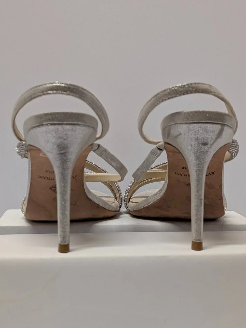 Antonio Melani Mesli Strappy Dress Sandal in Metallic Gold